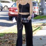Tish Cyrus in a Black Top Was Seen Out in Toluca Lake