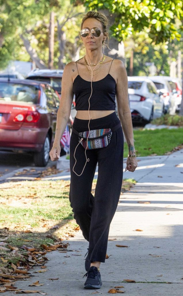 Tish Cyrus in a Black Top