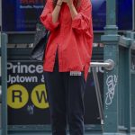 Katie Holmes in a Red Shirt Was Seen Out in New York