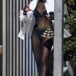 Lala Kent in a Black See-Through Catsuit Was Seen Out in West Hollywood