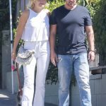 Malin Akerman in a White Outfit Was Seen Out with Jack Donnelly in Los Feliz