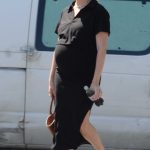 Stassi Schroeder in a Black Outfit Leaves the Grocery Store with Her Husband Beau Clark in Los Angeles