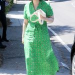 Vanessa Bayer in a Green Dress Was Seen Out in Los Angeles