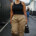 Ashley Graham in a Black Tank Top Was Seen Out in New York City