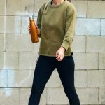 Kate Mara in an Olive Sweatshirt Leaves Her Regular Pilates Class in Los Feliz