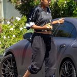 Naomi Osaka in a Black Sweatpants Was Seen Out in Los Angeles