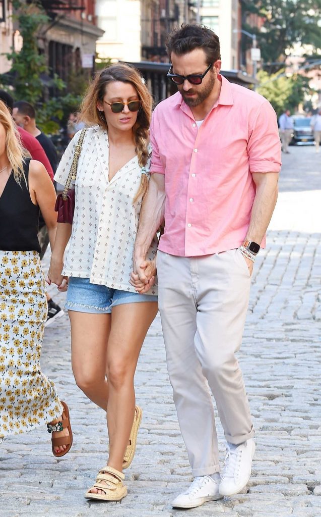 Ryan Reynolds in a Pink Shirt