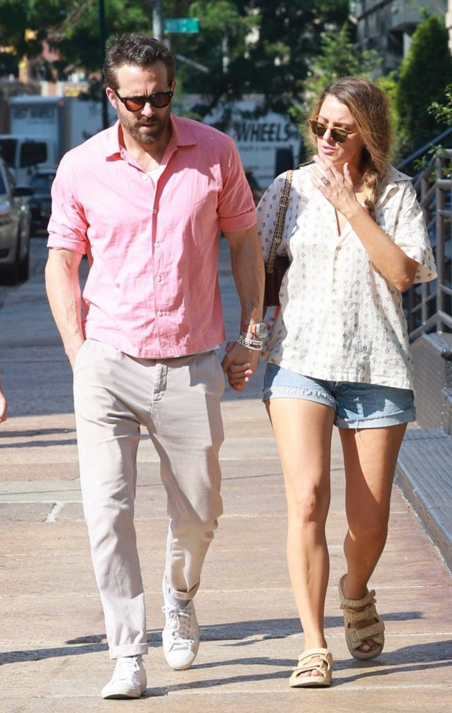 Ryan Reynolds in a Pink Shirt