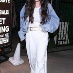 Selena Gomez in a White Pants Leaves the Italian Restaurant Giorgio Baldi in Santa Monica