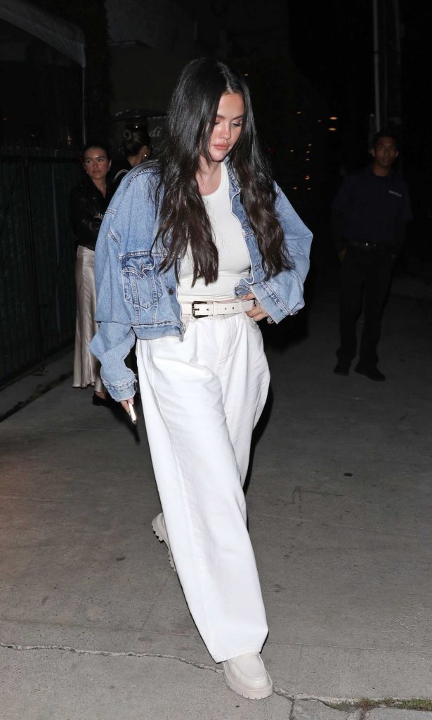 Selena Gomez in a White Pants