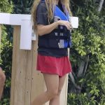 Shakira in a Red Shorts Was Seen Out in Miami