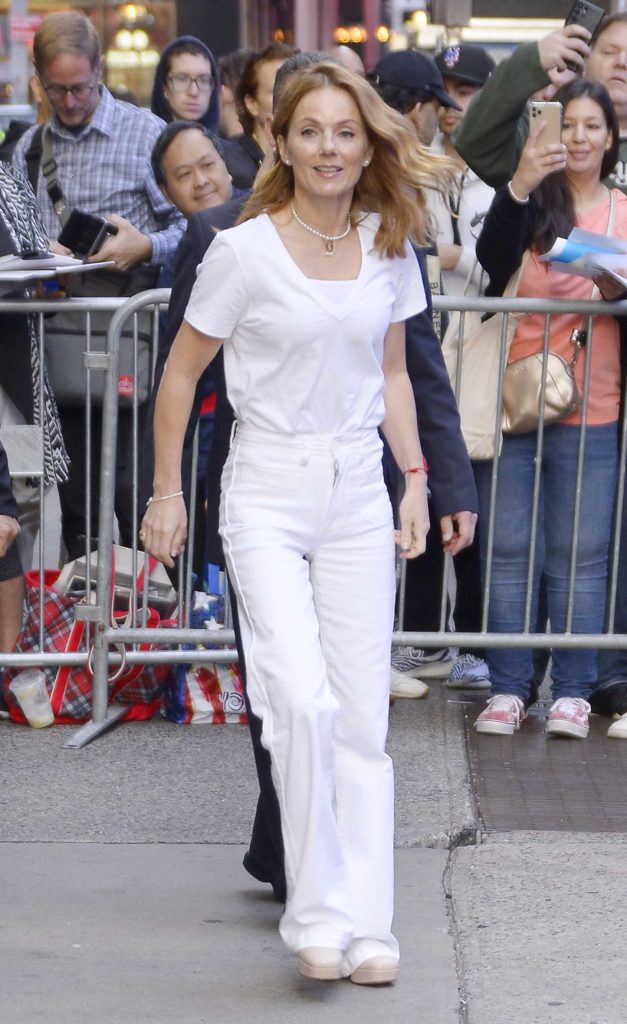Geri Halliwell in a White Tee