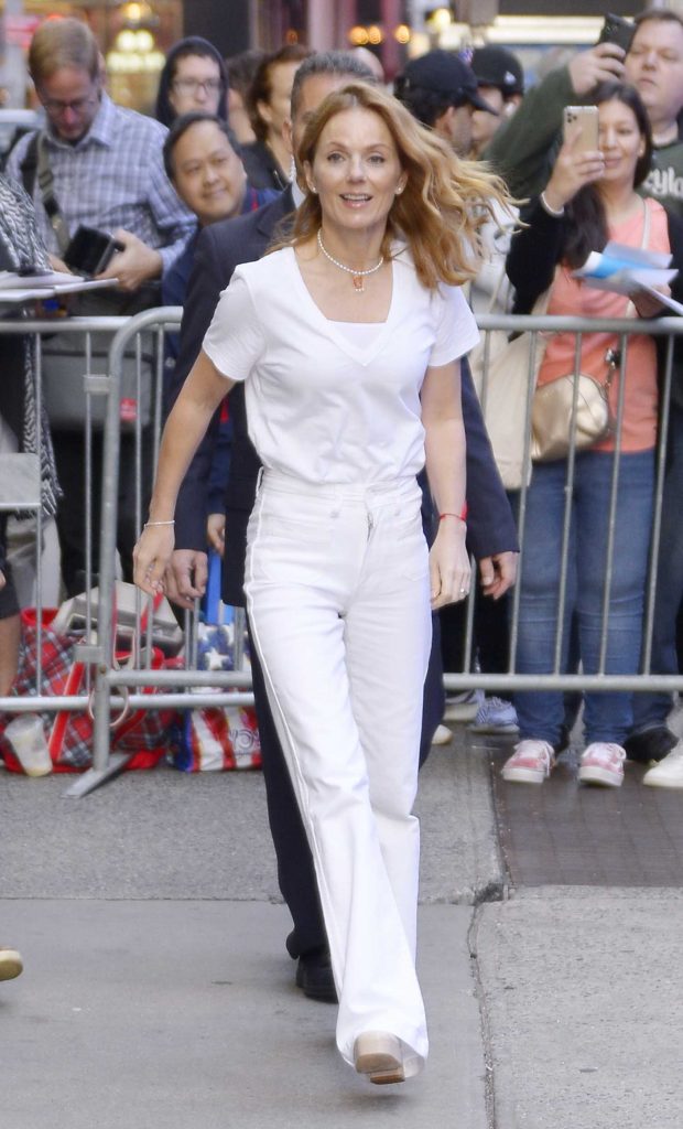 Geri Halliwell in a White Tee