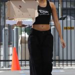 Xochitl Gomez in a Black Top Arrives to Practice for Dancing with the Stars in Los Angeles