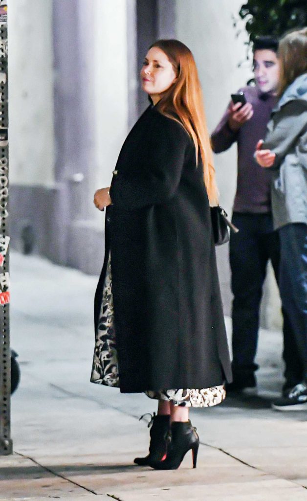 Amy Adams in a Black Coat