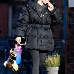 Coleen Rooney in a Black Puffer Jacket Leaves an Early Morning Workout in Cheshire