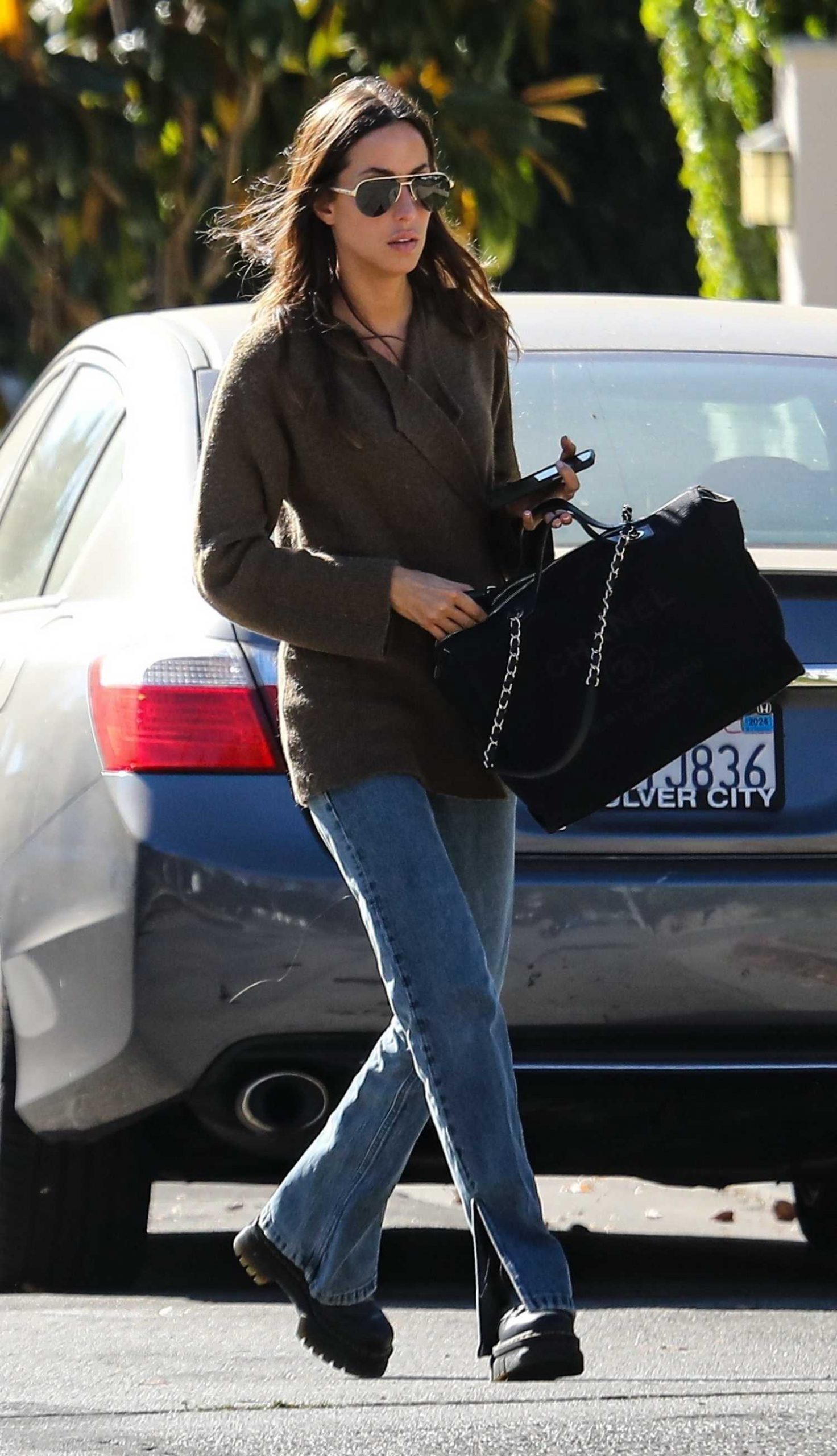 Ines De Ramon in a Blue Jeans Was Seen Out in Los Angeles 11/14/2023 ...