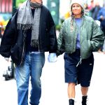 Jenna Lyons in an Olive Jacket Was Seen with Her Fiance Cass Bird in Soho in New York