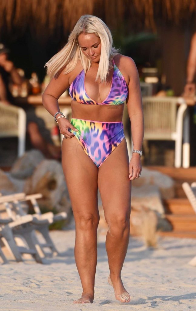 Jennifer Ellison in a Multicoloured Bikini