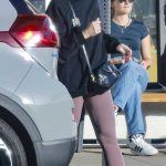 Kristen Bell in a Black Hoodie Leaves the Metamorphosis Pilates Studio in Los Feliz