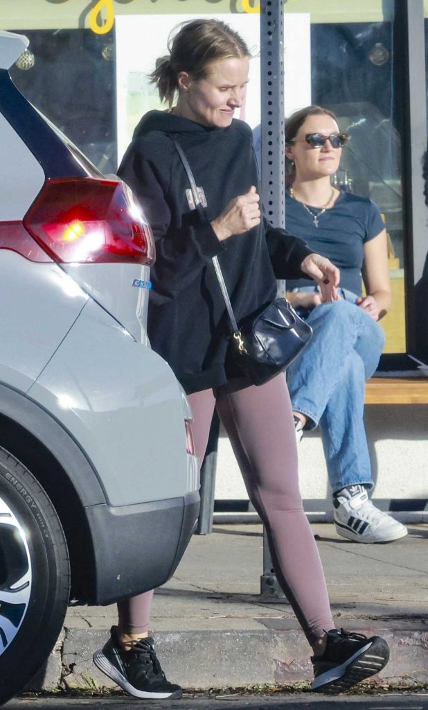 Kristen Bell in a Black Hoodie