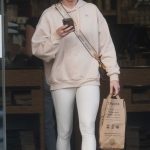 LeAnn Rimes in a Beige Hoodie Goes Grocery Shopping at Erewhon Market in Los Angeles