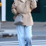 Naomi Watts in a Beige Fendi Jacket Was Seen Out in New York