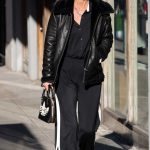 Nicky Hilton in a Black Leather Jacket Was Seen Out in New York