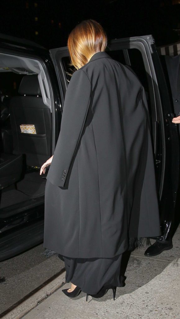 Shailene Woodley in a Black Coat