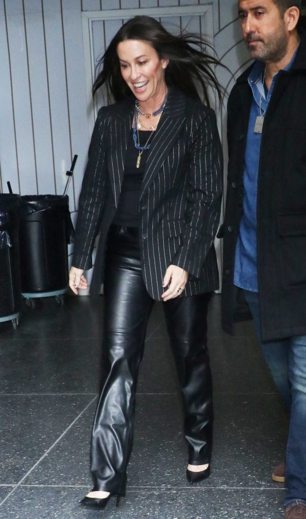 Alanis Morissette in a Black Blazer