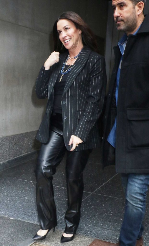 Alanis Morissette in a Black Blazer