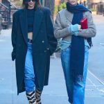 Emily Ratajkowski in a Black Coat Was Seen Out with Adwoa Aboah in New York