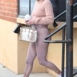 Jennifer Lopez in a White Sneakers Leaves a Gym in Studio City