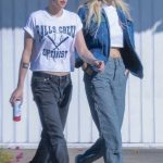 Kristen Stewart in a White Tee Was Seen Out with Dylan Meyer in Los Feliz