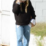 Olivia Wilde in a Black Sweater Was Seen Out in Los Angeles