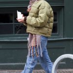 Suri Cruise in an Olive Jacket Was Seen Out in New York