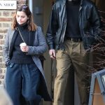 Jenna Coleman in a Grey Coat Was Seen During a Romantic Stroll Out with Jamie Childs in London