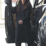 Kyle Richards in a Black Sweatsuit Was Seen at a Gas Station in Encino