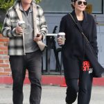 Lisa Rinna in a Black Coat Was Spotted Out on a Starbucks Run with Harry Hamlin in Los Angeles