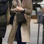 Rachel Weisz in a Beige Coat Was Seen During a Stroll with a Friend in Manhattan’s SoHo Neighborhood in NYC