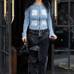 Charli XCX in a Blue Cap Leaves The Bowery Hotel in New York