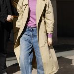 Emma Watson in a Beige Trench Coat Was Seen Out in Milan