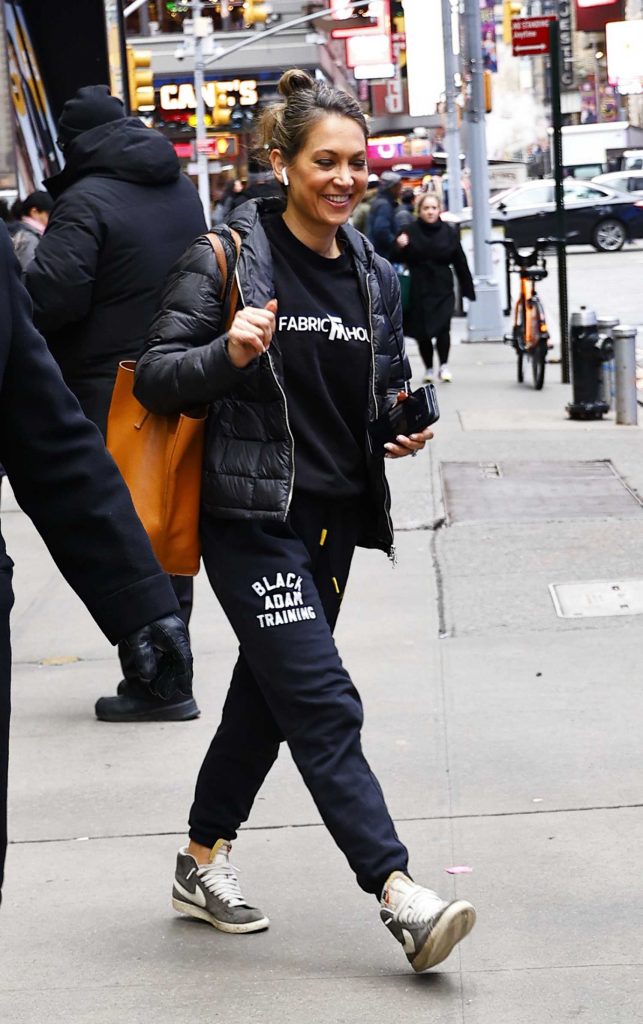 Ginger Zee in a Black Jacket