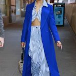 Liza Koshy in a Blue Coat Was Seen Out in New York