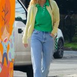 Rumer Willis in a Yellow Cardigan Was Spotted Out in Studio City