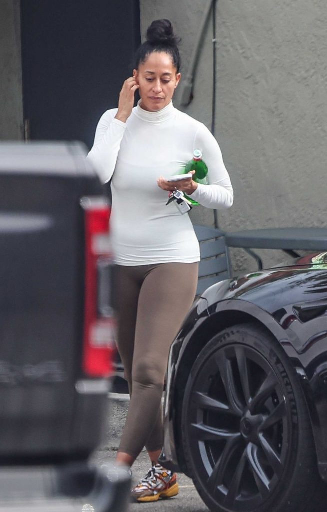 Tracee Ellis Ross in a White Turtleneck