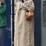 Ellen Pompeo in a Beige Trench Coat Was Seen Out in Los Angeles