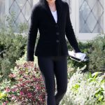 Ellen Pompeo in a Black Cardigan Was Seen Out in Los Angeles