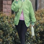 Kate Mara in an Olive Jacket Was Seen Out in Los Angeles 03/03/2024