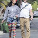 Sarah Silverman in a Red Beanie Hat Was Seen Out with Her Boyfriend Rory Albanese in Los Angeles